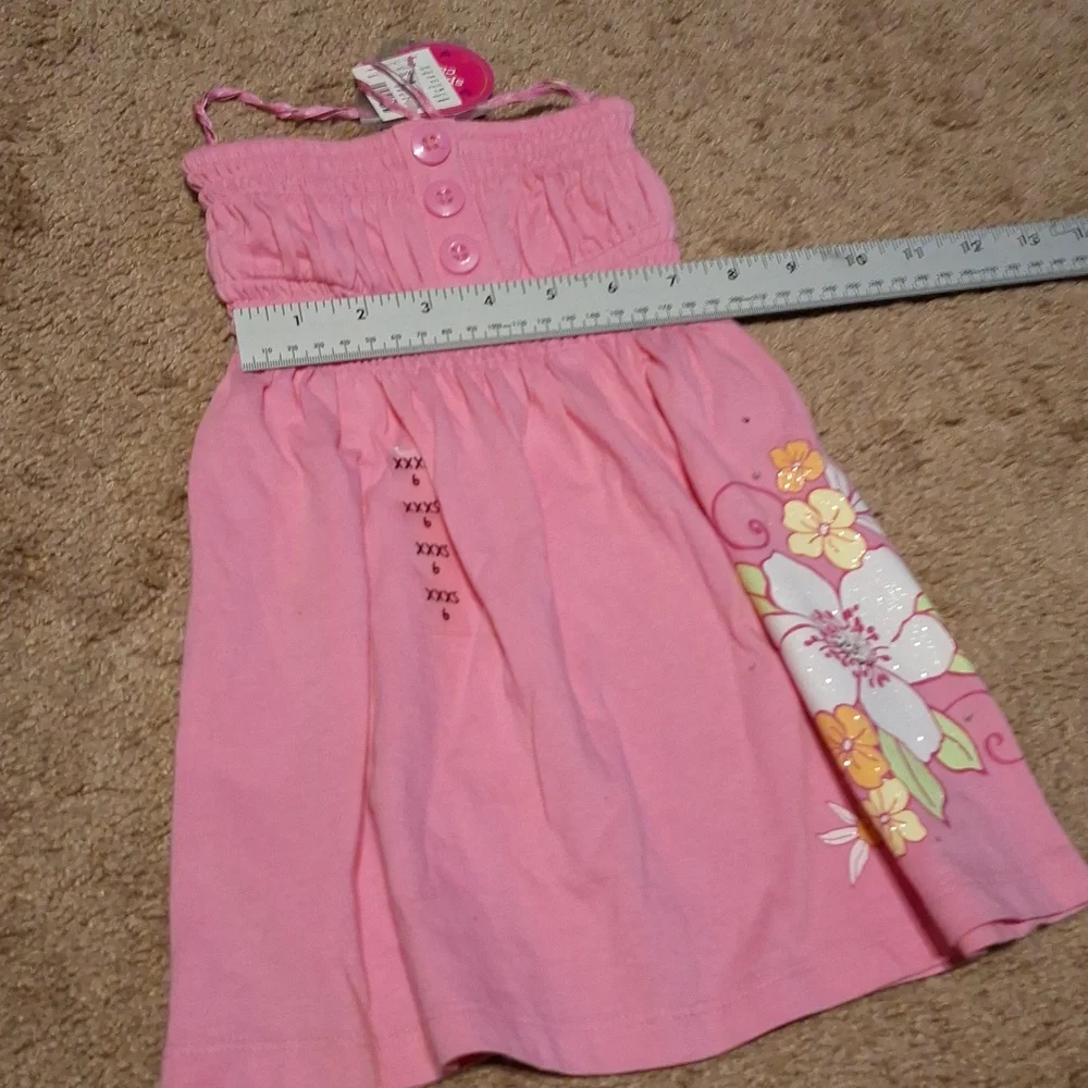 NWT/ Justice/ xxxs 6/ pink / kids floral  sundress